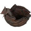 imageDeco 79 Resin Hands Open Sculpture with Butterfly and Copper Accents 8quot x 8quot x 5quot Dark BrownDark Brown