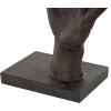 imageDeco 79 Resin Hands Open Sculpture with Butterfly and Copper Accents 8quot x 8quot x 5quot Dark BrownDark Brown