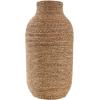 imageDeco 79 Seagrass Handmade Decorative Vase Tall Wrapped Centerpiece Vase Vase for Home Decoration 12quot x 12quot x 31quot Brown10 x 10 x 19