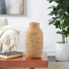 imageDeco 79 Seagrass Handmade Decorative Vase Tall Wrapped Centerpiece Vase Vase for Home Decoration 12quot x 12quot x 31quot Brown8 x 8 x 16