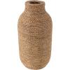 imageDeco 79 Seagrass Handmade Decorative Vase Tall Wrapped Centerpiece Vase Vase for Home Decoration 12quot x 12quot x 31quot Brown10 x 10 x 19