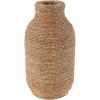 imageDeco 79 Seagrass Handmade Decorative Vase Tall Wrapped Centerpiece Vase Vase for Home Decoration 12quot x 12quot x 31quot Brown8 x 8 x 16