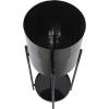 imageCosmoLiving by Cosmopolitan Contemporary Metal Set of 2 Planters 18quot 12quotH BlackBlack