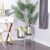 imageCosmoLiving by Cosmopolitan Metal Indoor Outdoor Planter Deep Recessed Hammered Dome Large Planter Pot with Removable Stand Set of 2 Planters 17quot 19quotH GoldSilver