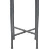 imageCosmoLiving by Cosmopolitan Metal Indoor Outdoor Planter Dome Large Planter Pot with Removable Stand Set of 2 Planters 19quot 22quotH GoldDark Grey