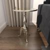 imageDeco 79 Accent Table 22quot x 15quot Silver30567Silver