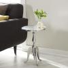 imageDeco 79 Accent Table 22quot x 15quot Silver30567Silver