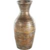 imageDeco 79 Bamboo Wood Decorative Vase Textured Centerpiece Vase with Lacquer Vase for Home Decoration 10quot x 10quot x 20quot BrownBrown