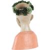 imageDeco 79 Magnesium Oxide Woman Indoor Outdoor Planter Distressed Antique Greek Bust Large Planter Pot with Floral Accents Planter 11quot x 10quot x 22quot CreamBeige