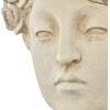 imageDeco 79 Magnesium Oxide Woman Indoor Outdoor Planter Distressed Antique Greek Bust Large Planter Pot with Floral Accents Planter 11quot x 10quot x 22quot CreamCream
