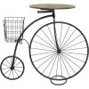 imageDeco 79 Metal Bike Indoor Outdoor Plantstand Weathered Vintage Plant Shelf Plant Stand 65quot x 14quot x 35quot BronzeBrown