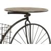 imageDeco 79 Metal Bike Indoor Outdoor Plantstand Weathered Vintage Plant Shelf Plant Stand 65quot x 14quot x 35quot BronzeBrown