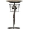 imageDeco 79 Metal Bike Indoor Outdoor Plantstand Weathered Vintage Plant Shelf Plant Stand 65quot x 14quot x 35quot BronzeBrown