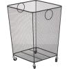 imageDeco 79 Metal Decorative and Functional Storage Basket Deep Basket Organizer with Round Handles Basket for Storage 20quot x 18quot x 19quot GoldBlack