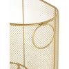 imageDeco 79 Metal Decorative and Functional Storage Basket Deep Basket Organizer with Round Handles Basket for Storage 20quot x 18quot x 19quot GoldGold