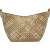 imageDeco 79 Metal Decorative and Functional Storage Basket Deep Basket Organizer with Round Handles Basket for Storage 20quot x 18quot x 19quot GoldGold