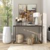 imageDeco 79 Metal Decorative and Functional Storage Basket Deep Basket Organizer with Round Handles Basket for Storage 20quot x 18quot x 19quot GoldGold