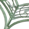 imageDeco 79 Metal Fleur De Lis Indoor Outdoor Scrollwork Arched Garden Arbor 44quot x 15quot x 95quot BlackGreen