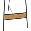 imageDeco 79 Metal Geometric Display Easel Tall Adjustable 3 Tier Floor Standing Easel with Chain Support Display Stand 20quot x 18quot x 56quot GoldBlack