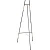 imageDeco 79 Metal Geometric Display Easel Tall Adjustable 3 Tier Floor Standing Easel with Chain Support Display Stand 20quot x 18quot x 56quot GoldBlack