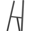 imageDeco 79 Metal Geometric Display Easel Tall Adjustable 3 Tier Floor Standing Easel with Chain Support Display Stand 20quot x 18quot x 56quot GoldBlack