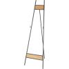 imageDeco 79 Metal Geometric Display Easel Tall Adjustable 3 Tier Floor Standing Easel with Chain Support Display Stand 20quot x 18quot x 56quot GoldBlack