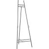 imageDeco 79 Metal Geometric Display Easel Tall Adjustable 3 Tier Floor Standing Easel with Chain Support Display Stand 20quot x 18quot x 56quot GoldBlack