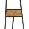 imageDeco 79 Metal Geometric Display Easel Tall Adjustable 3 Tier Floor Standing Easel with Chain Support Display Stand 20quot x 18quot x 56quot GoldBlack