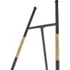 imageDeco 79 Metal Geometric Display Easel Tall Adjustable 3 Tier Floor Standing Easel with Chain Support Display Stand 20quot x 18quot x 56quot GoldBlack