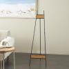 imageDeco 79 Metal Geometric Display Easel Tall Adjustable 3 Tier Floor Standing Easel with Chain Support Display Stand 20quot x 18quot x 56quot GoldBlack