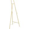 imageDeco 79 Metal Geometric Display Easel Tall Adjustable 3 Tier Floor Standing Easel with Chain Support Display Stand 20quot x 18quot x 56quot GoldGold