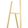 imageDeco 79 Metal Geometric Display Easel Tall Adjustable 3 Tier Floor Standing Easel with Chain Support Display Stand 20quot x 18quot x 56quot GoldGold
