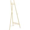 imageDeco 79 Metal Geometric Display Easel Tall Adjustable 3 Tier Floor Standing Easel with Chain Support Display Stand 20quot x 18quot x 56quot GoldGold