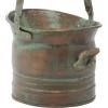 imageDeco 79 Metal Indoor Outdoor Planter Patina Tulip Style Bucket Small Planter Pot with Stationary Handles Set of 3 Planters 13quot 11quot 9quotW CopperSet of 3 Planters 13  11  9W