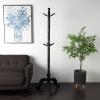 imageDeco 79 Metal Indoor Outdoor Planter Wash Textured Large Planter Pot with Open Framed Black Caged Base Set of 3 Planters 33quot 28quot 22quot H BlackBlack