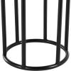 imageDeco 79 Metal Indoor Outdoor Planter Wash Textured Large Planter Pot with Open Framed Black Caged Base Set of 3 Planters 33quot 28quot 22quot H BlackBlack
