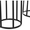 imageDeco 79 Metal Indoor Outdoor Planter Wash Textured Large Planter Pot with Open Framed Black Caged Base Set of 3 Planters 33quot 28quot 22quot H BlackCopper