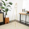 imageDeco 79 Metal Scroll Display Easel Adjustable 3 Tier Floor Standing Easel with Chain Support and Swirl Finial Display Stand 21quot x 23quot x 63quot BlackGold