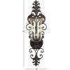 imageDeco 79 Metal Scroll Wall Sconce Weathered  10quot x 7quot x 31quot Bronze10 x 7 x 31