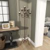 imageDeco 79 Metal Tall Candelabra with Scroll Designs 19quot x 19quot x 61quot Brown