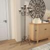 imageDeco 79 Metal Tall Candelabra with Scroll Designs 19quot x 19quot x 61quot Brown