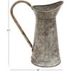 imageDeco 79 Metal Watering Can IndoorOutdoor Planter 10quot x 6quot x 12quot Brown