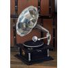 imageDeco 79 Wood Functional Gramophone with Record 18quot x 16quot x 28quot BrownBlack