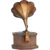 imageDeco 79 Wood Functional Gramophone with Record 18quot x 16quot x 28quot BrownCopper