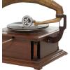 imageDeco 79 Wood Functional Gramophone with Record 18quot x 16quot x 28quot BrownCopper