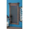 imageDeco 79 Wood Sign Home Wall Decor Chalkboard Wall Sculpture with Barn Door Inspired Top Wall Art 16quot x 2quot x 28quot BrownBrown
