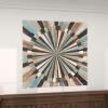 imageDeco 79 Wood Starburst Handmade Home Wall Decor Carved Wall Sculpture Wall Art 36quot x 1quot x 36quot Multi ColoredMulti Colored
