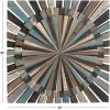 imageDeco 79 Wood Starburst Handmade Home Wall Decor Carved Wall Sculpture Wall Art 36quot x 1quot x 36quot Multi ColoredMulti Colored