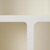 imageDeco 79 Wooden Geometric Arched Wall Shelf with Block Shapes 24quot x 10quot x 31quot Cream