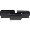 imageThe Novogratz Metal Indoor Outdoor Planter Large Planter Pot with Removable Stand Set of 2 Planters 30quot 24quotH BlackBlack